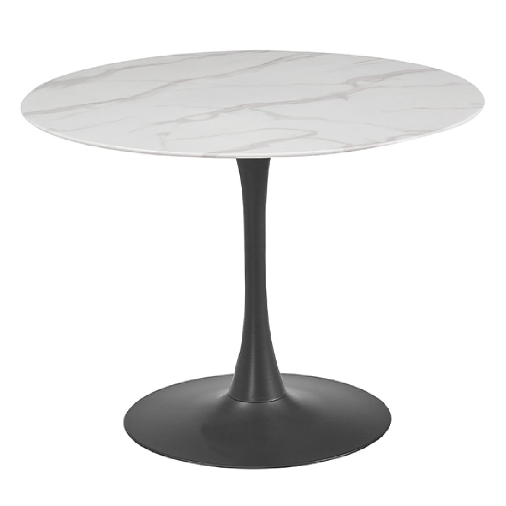 Circa Marble Large Round Dining Table In White